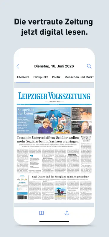 LVZ E-Paper: News aus Leipzig screenshot 3 of 5