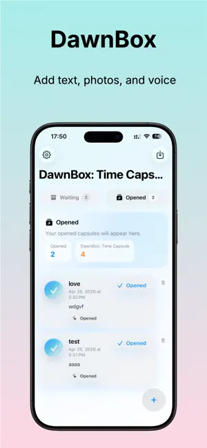 DawnBox: Time Capsule screenshot 1