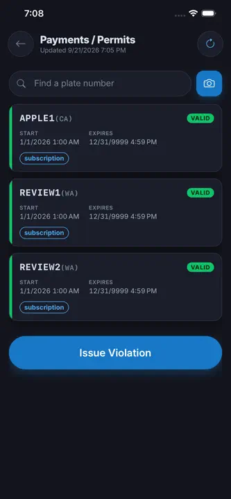 ParkXero Mobile screenshot 7