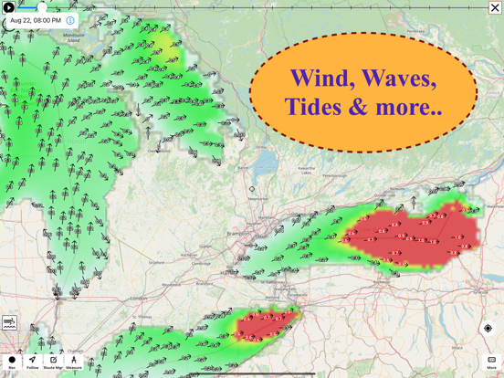 Marine Weather-Wind Tide Wave