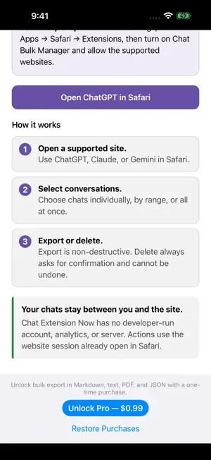 Chat Extension Now screenshot 3