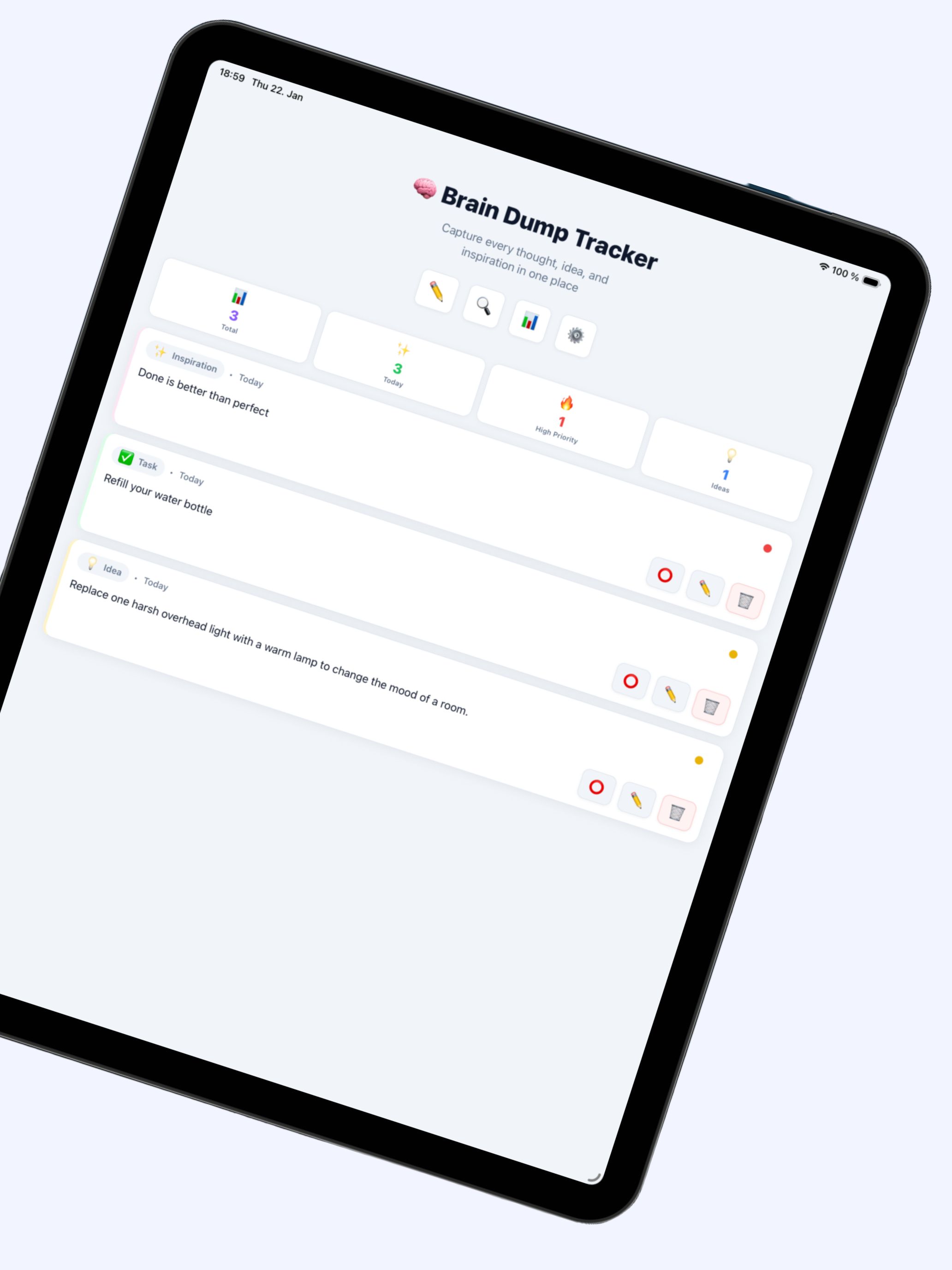 Brain Dump Tracker screenshot 12