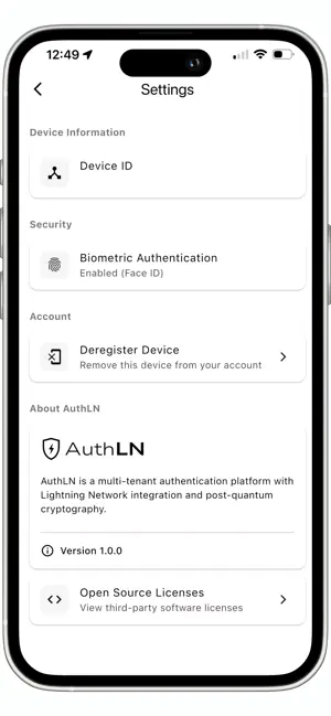 AuthLN Mobile App screenshot 4