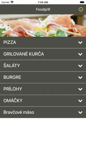Foodgrill screenshot 1