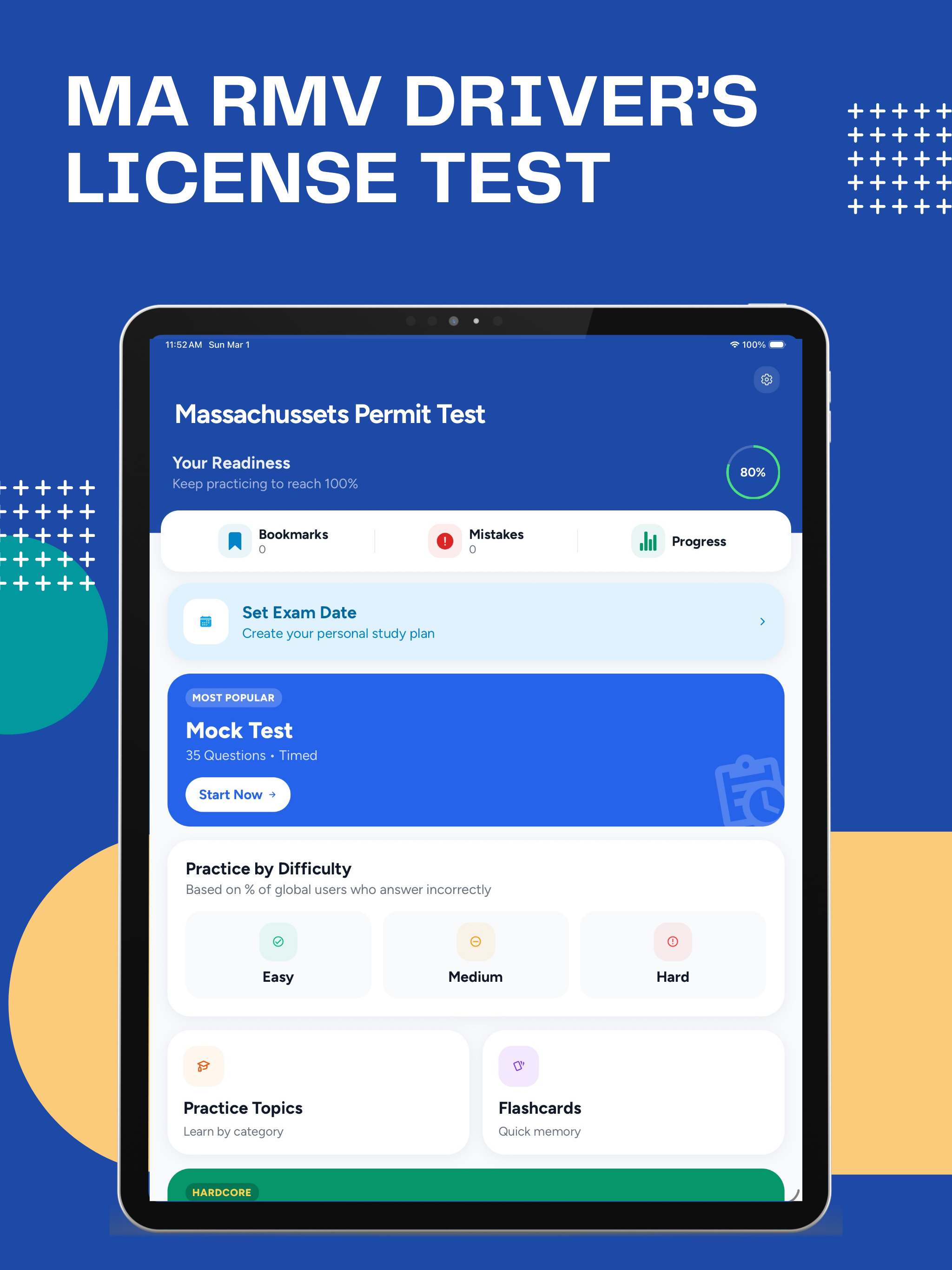 MA RMV Permit Practice Test
