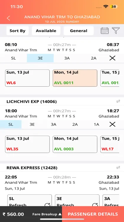 Screenshot 6 di 6 di IRCTC Rail Connect