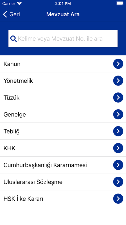 #2. UYAP Mevzuat (iOS) Podle: T.C Adalet Bakanlığı