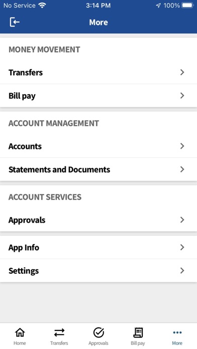 Seamen's Bank Business Screenshot
