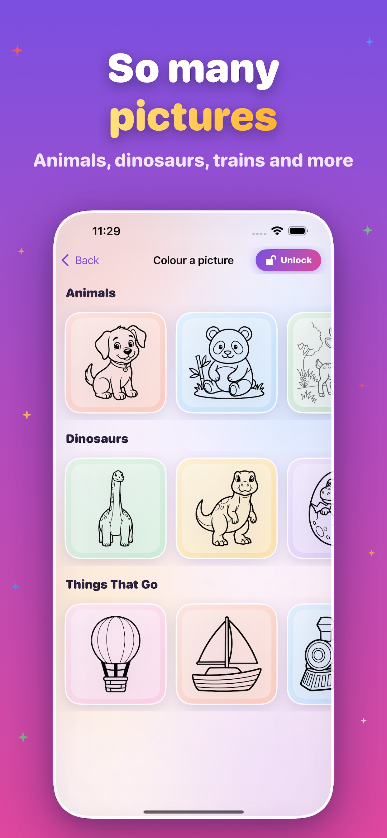 Screenshot 3 of Glow Paint – Kids Coloring