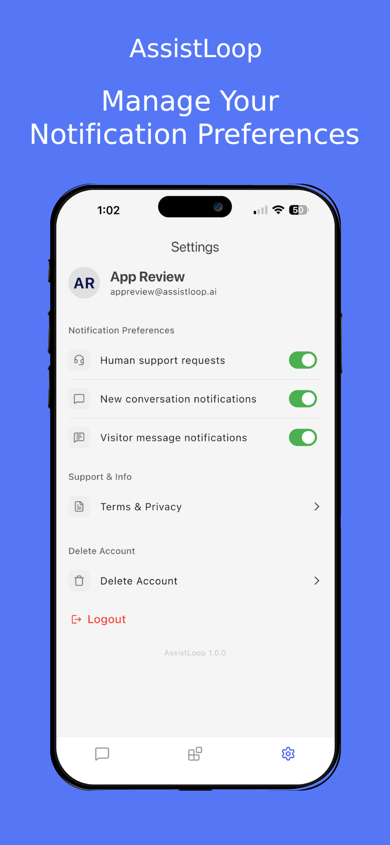 AssistLoop screenshot 3