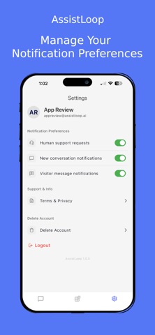AssistLoop screenshot