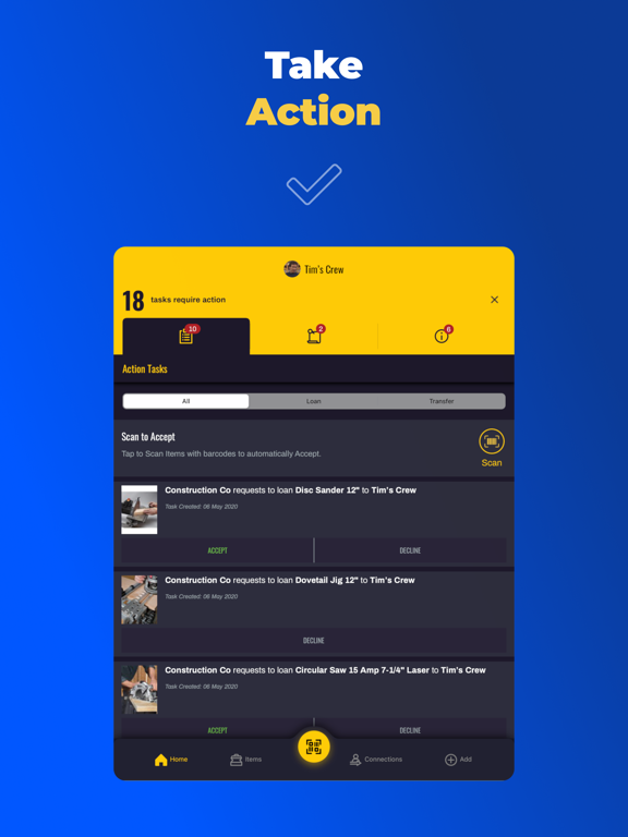 ShareMyToolbox - Tool Tracking iPad screenshot 8 - Productivity app