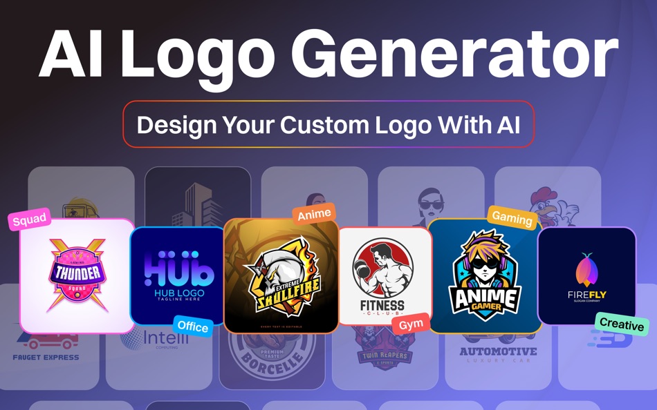 #1. AI Logo Maker : Custom Design (macOS) بواسطة: Usman Ali