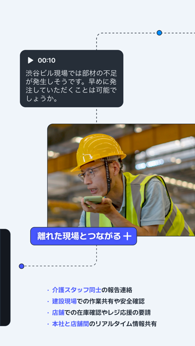 LINE WORKSラジャー - スマホでトランシーバー のスクリーンショット