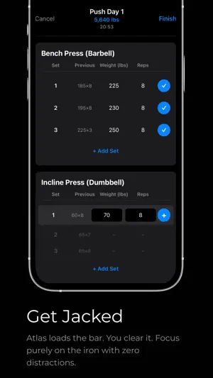 Atlas: Lift & Eat for Muscle screenshot 2