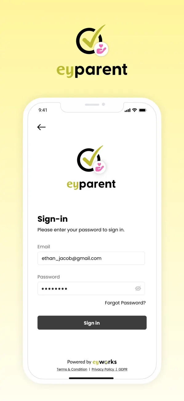 Screenshot #1 pour eyparent
