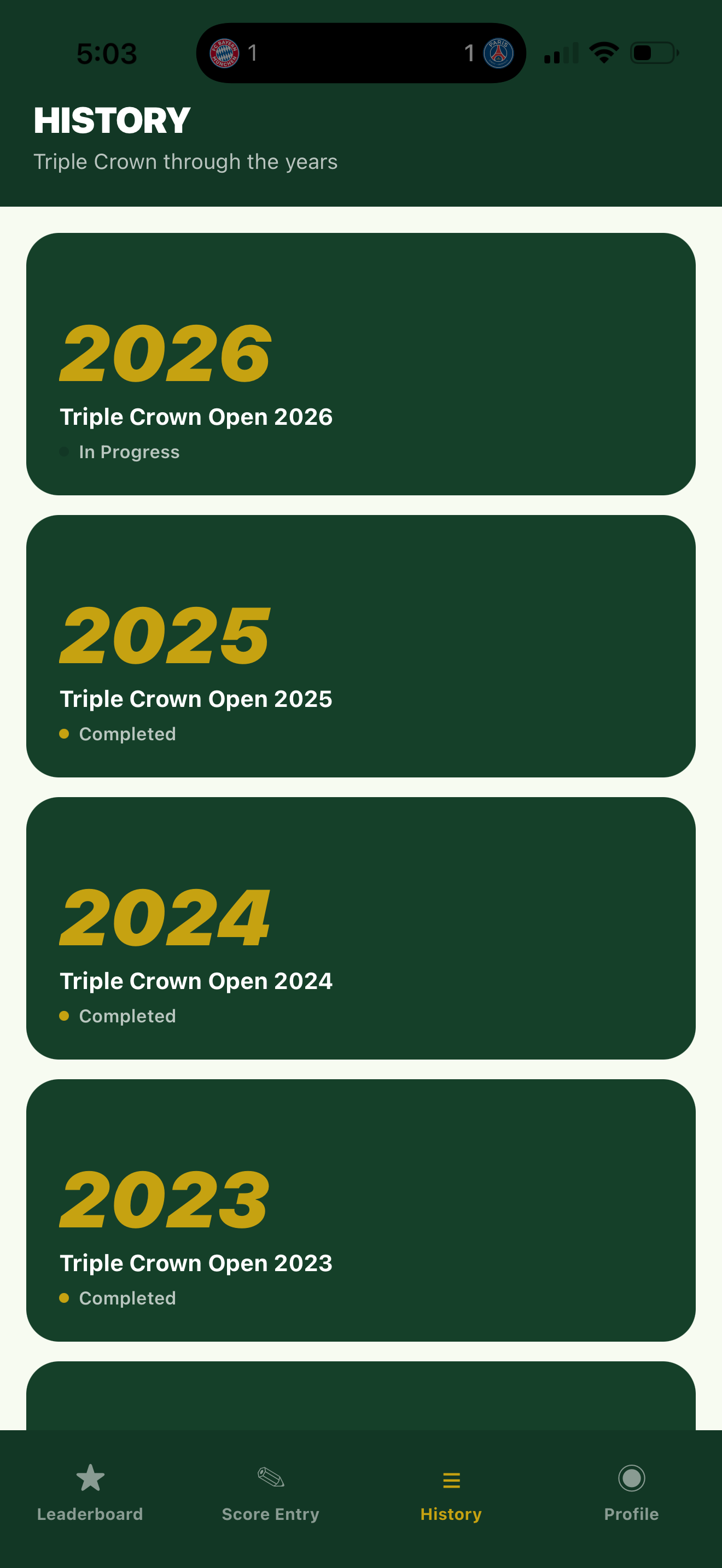 The Triple Crown