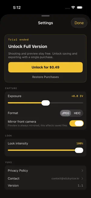 YUKS — Retro Phone Camera screenshot 4