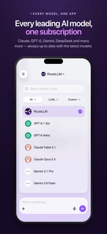 ChatLLM: AI Chat, Bot & Agent iPhone screenshot 1