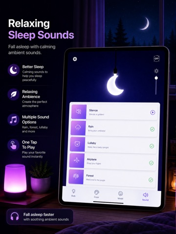 Night Light: Sleep Better iPad screenshot