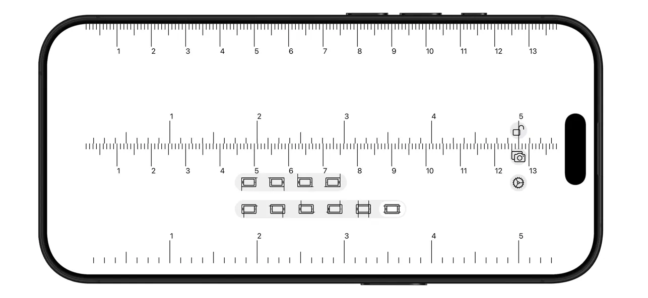 Screenshot #2 pour Ruler - CM, MM, Inches