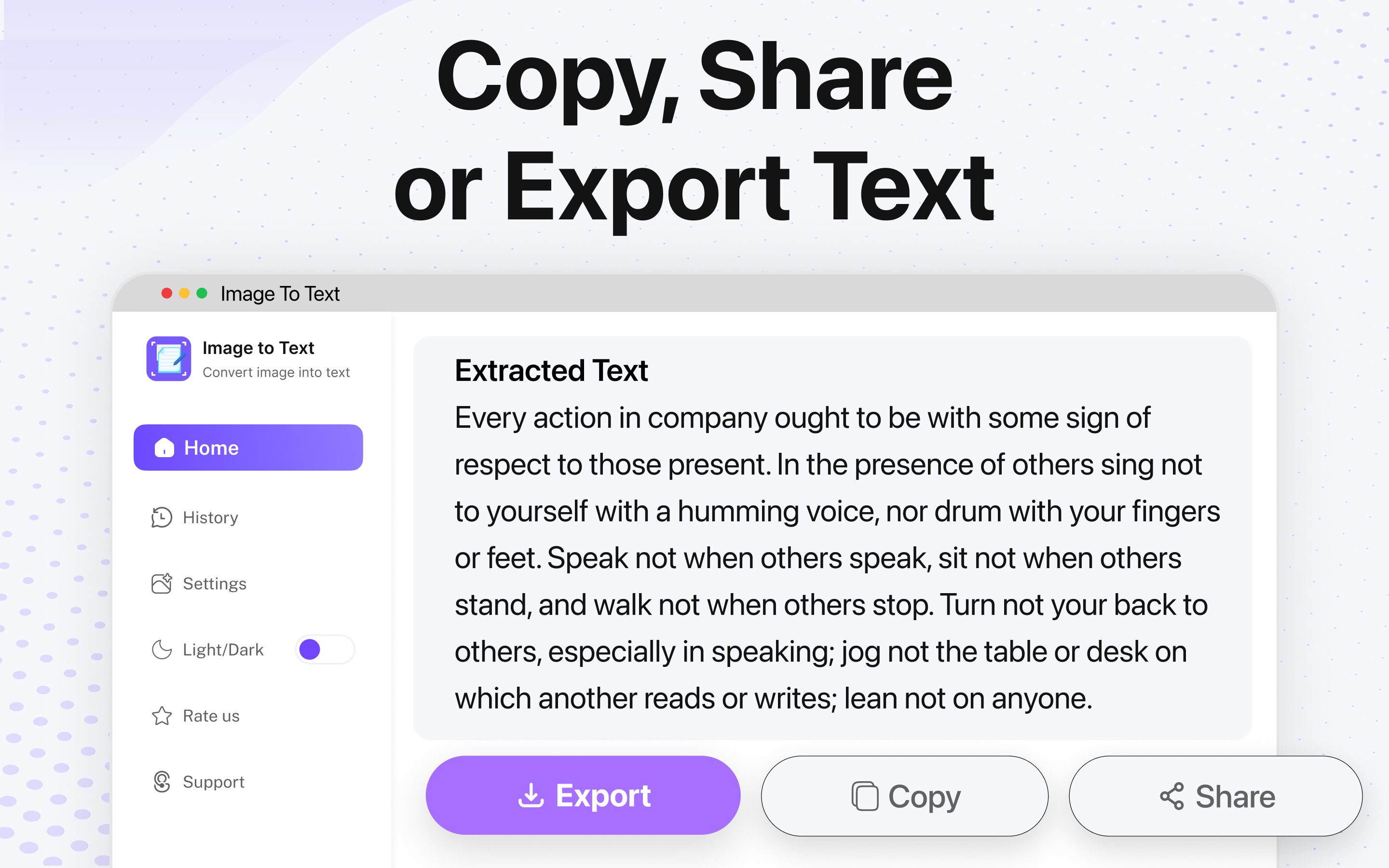 Image to Text - Scan & Convert