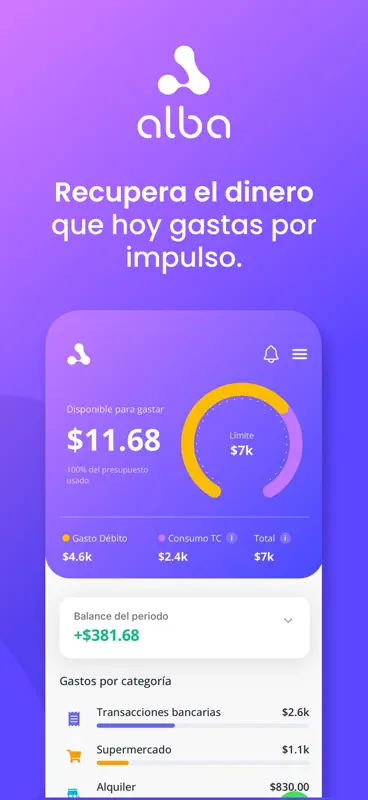Alba AI: Asistente Financiero screenshot 1 of 7
