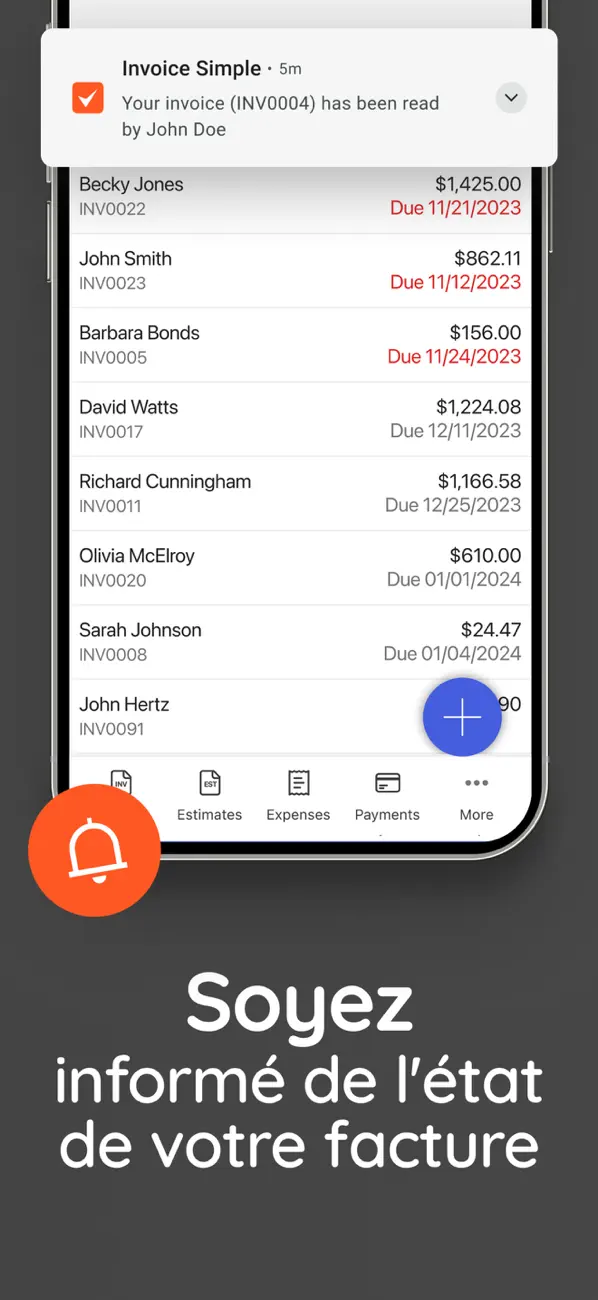 Screenshot #3 pour Invoice Simple－Facture & Devis