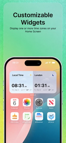 diClock: World Clock Screenshot 1 of 6