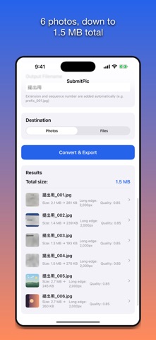 SubmitPic iPhone screenshot