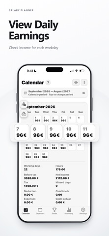 Salary Planner Screenshot 3 of 6