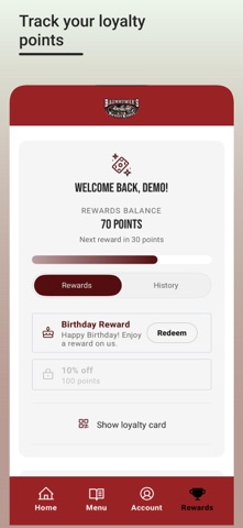 Baumhower's Victory Grille iPhone screenshot