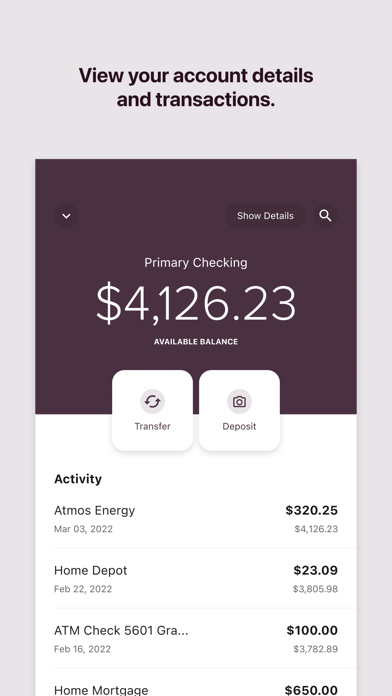 Community Bank's CB2GO Screenshot