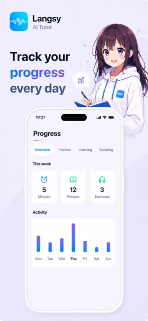Langsy: AI language teacher screenshot 4