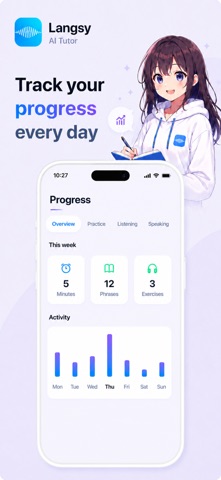Langsy: AI language teacher screenshot