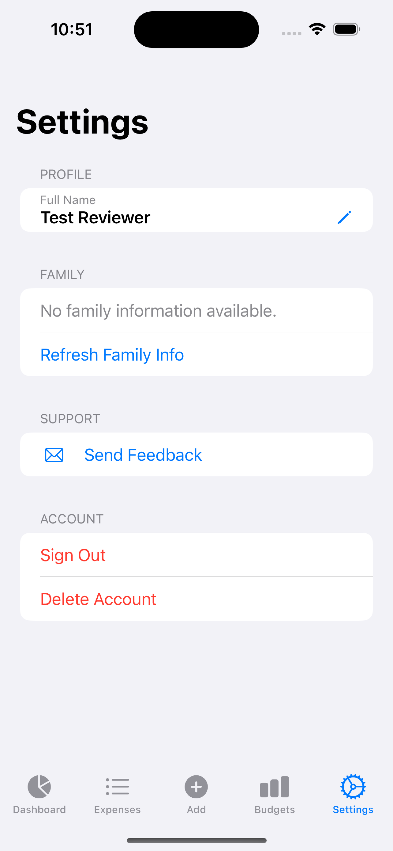 FamilyCostTracker screenshot 5
