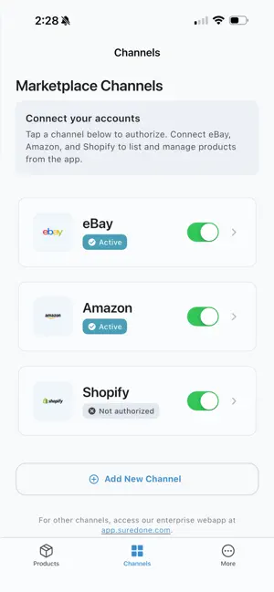 SureDone screenshot 1