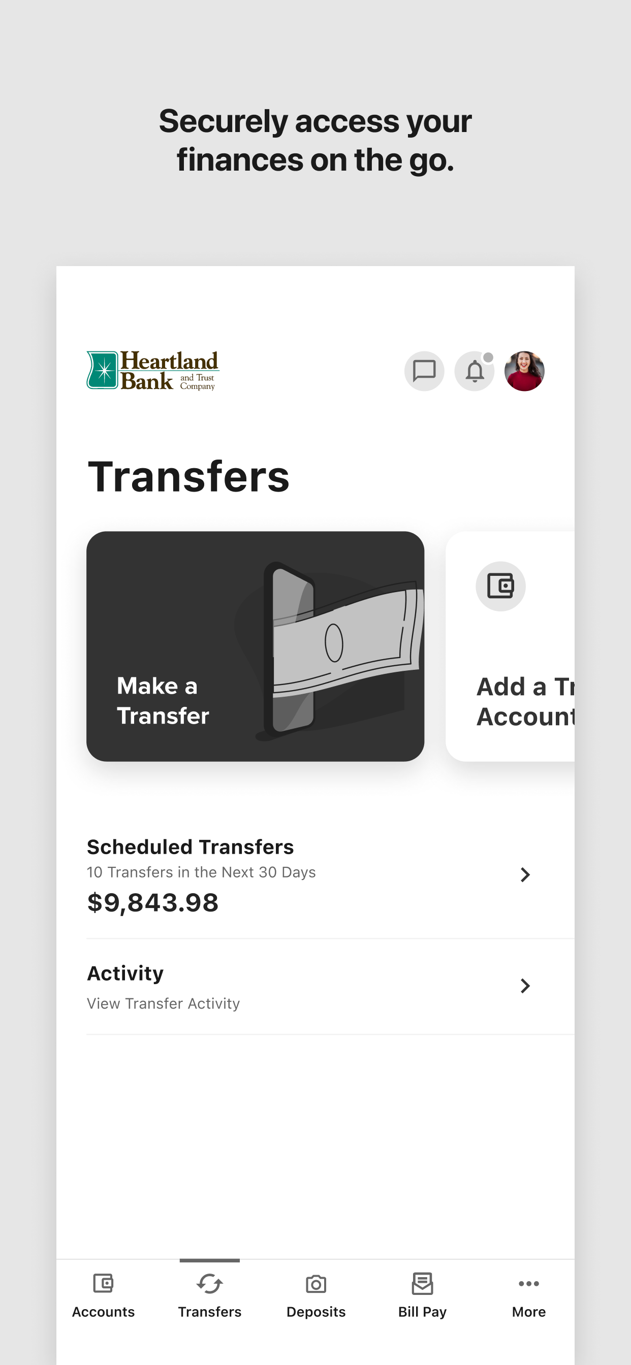 Heartland Bank Mobile Banking screenshot 2