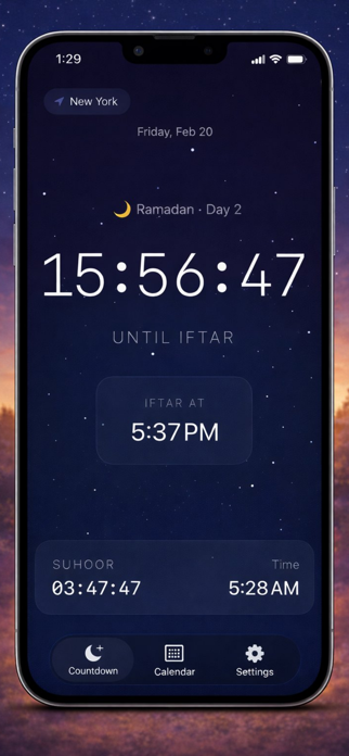 When is Iftar & Suhoor? Screenshot 2 of 4