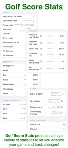 Golf Score Stats Screenshot 2 of 8