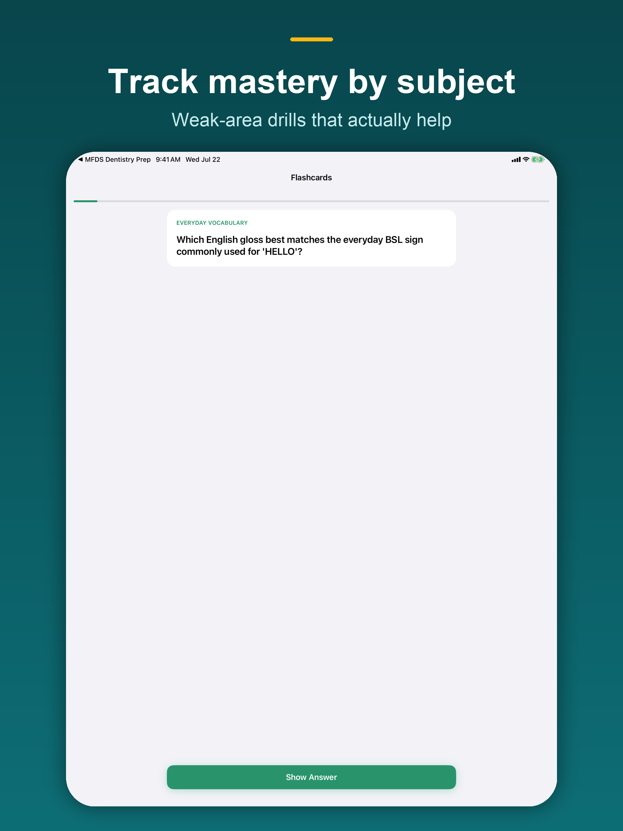 MFDS Dentistry Prep screenshot 7