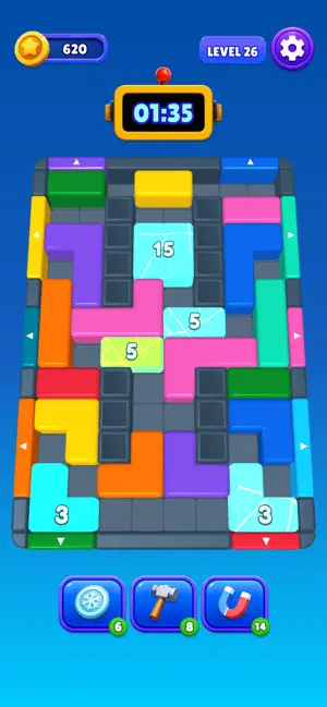 Unjammed Blocks screenshot 2