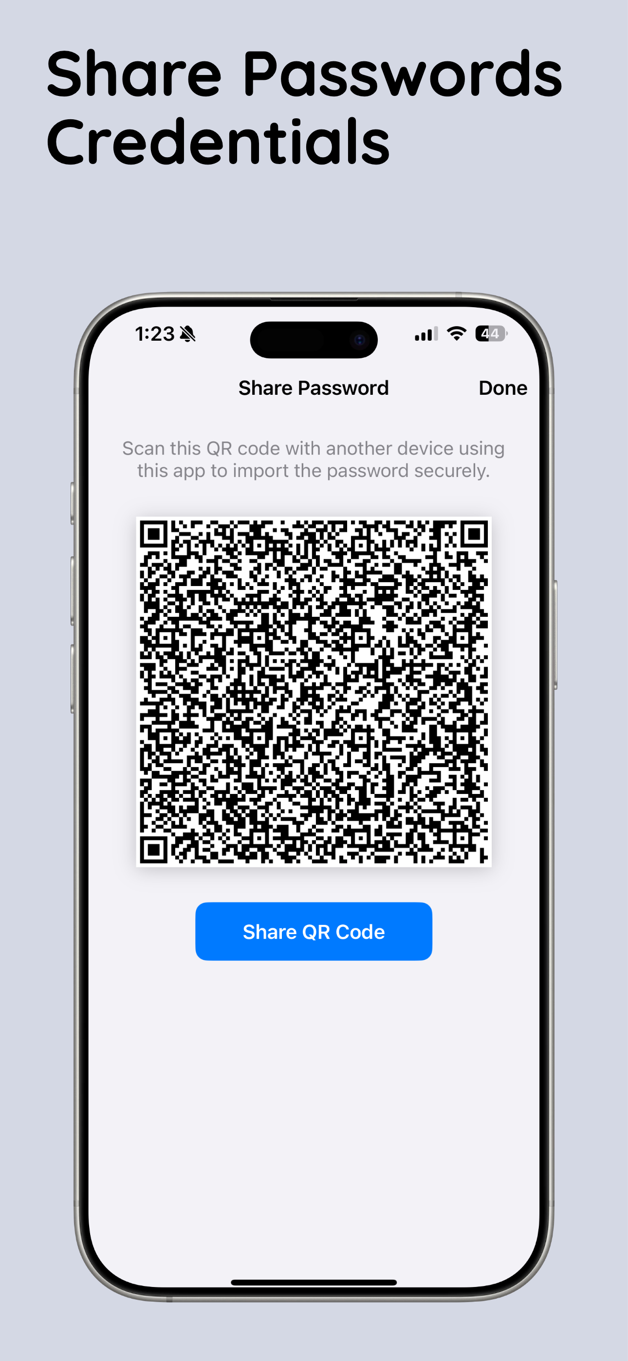 Finger Vault Password Manager