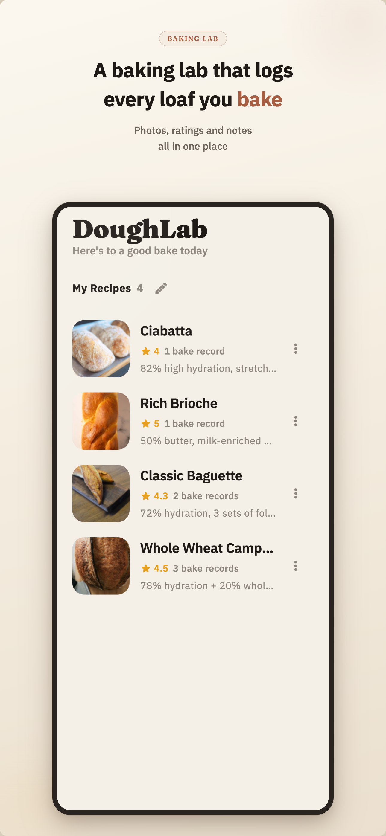 DoughLab - Baking Recipe Lab screenshot 7
