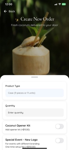 Coconut Stock Customer screenshot