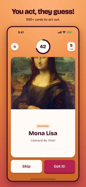 Mimesis: Charades Party Game screenshot 1