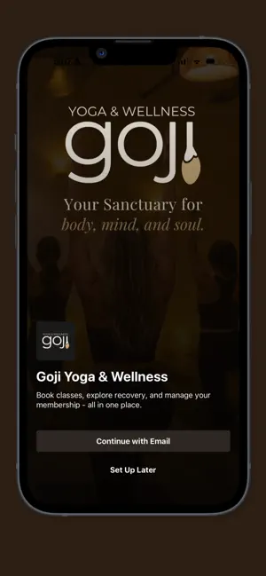 Goji Yoga & Wellness screenshot 1