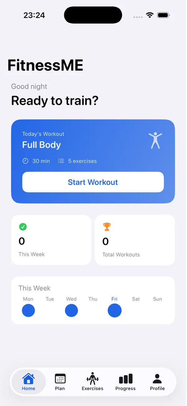 Screenshot #1 pour FitnessME – Home Fitness