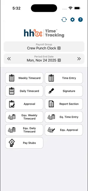 hh2 Time Tracking screenshot 1
