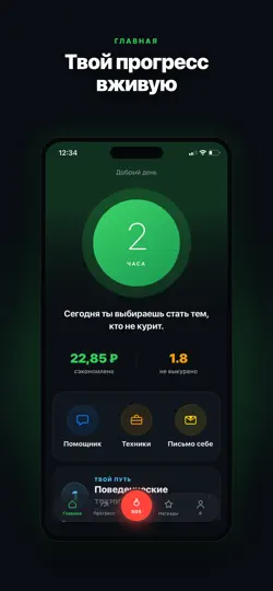 Скриншот Бриз — бросить курить на iPhone 1